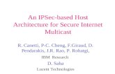 An IPSec-based Host Architecture for Secure Internet Multicast
