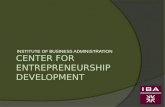 Center for entrepreneurship development