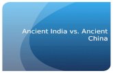 Ancient India vs. Ancient China