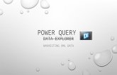 Power query  Data Explorer