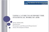 Using C-Cube to support the  statistical work of ADB