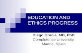 EDUCATION AND ETHICS PROGRESS