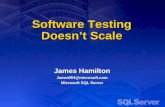Software Testing Doesn’t Scale