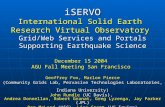 iSERVO International Solid Earth  Research Virtual Observatory Grid/Web Services and Portals Supporting Earthquake Science