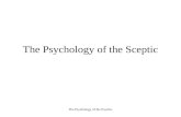 The Psychology of the Sceptic