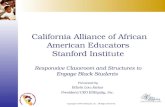 California Alliance of African American Educators  Stanford Institute