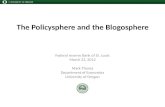 The  Policysphere  and the Blogosphere