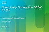 Cisco Unity Connection SRSV 9.1(1)