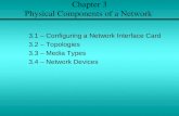 Chapter 3 Physical Components of a Network