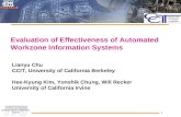 Evaluation of Effectiveness of Automated Workzone Information Systems
