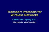 Transport Protocols for Wireless Networks