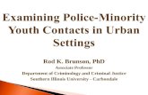 Examining Police-Minority Youth Contacts in Urban Settings