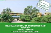 HOA SUA SCHOOL OF ECONOMICS AND TOURISM Hanoi, Vietnam
