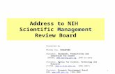 Address to NIH  Scientific  Management  Review Board
