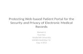 Protecting Web-based Patient Portal for the Security and Privacy of Electronic Medical Records