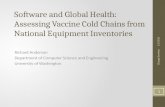 Software and Global Health: Assessing Vaccine  Cold  Chains from National  Equipment Inventories