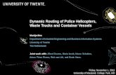 Dynamic Routing of  Police  Helicopters, Waste Trucks and  Container  Vessels