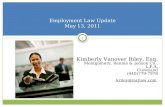 Employment Law  Update May 13, 2011