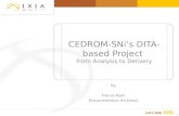 CEDROM-SNi’s DITA-based Project  From Analysis to Delivery