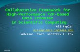 Collaborative Framework for  High-Performance P2P-based  Data Transfer  in Scientific Computing