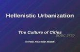 Hellenistic Urbanization