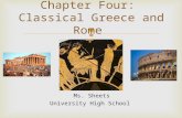 Chapter Four:  Classical Civilization in the Mediterranean: Greece and Rome