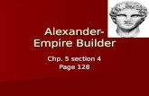 Alexander- Empire Builder