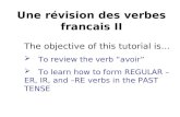 Une révision des verbes francais II