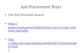 Job Placement Tests