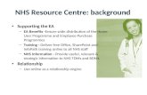 NHS Resource Centre: background