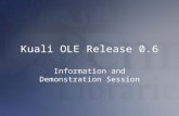 Kuali OLE Release 0.6