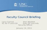 Faculty Council Briefing