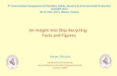 An Insight into Ship Recycling:  Facts  and Figures