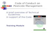 Code of Conduct on  Pesticide  Management