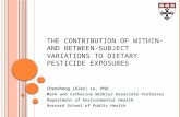 The Contribution of Within- and Between-Subject Variations to Dietary Pesticide Exposures