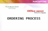 ORDERING PROCESS