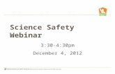 Science Safety Webinar