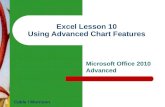 Excel Lesson 10 Using Advanced  Chart Features