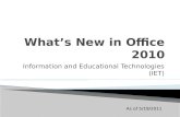 What’s New in Office 2010