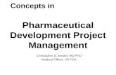 Concepts in Pharmaceutical Development Project Management