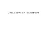 Unit 2 Revision PowerPoint
