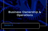 Business Ownership & Operations