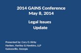 2014 GAINS Conference May 8, 2014