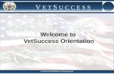 Welcome to  VetSuccess Orientation