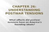 Chapter 26: Understanding Postwar Tensions