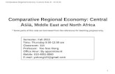 Comparative Regional Economy : Central Asia,  Middle East and North Africa