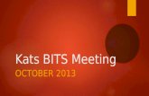 Kats BITS Meeting