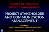 LECTURE 32:  PROJECT MANAGEMENT INFORMATION SYSTEMS