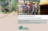 Public participation in Environmental Authorization
