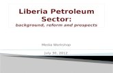 Liberia Petroleum Sector: background, reform and prospects